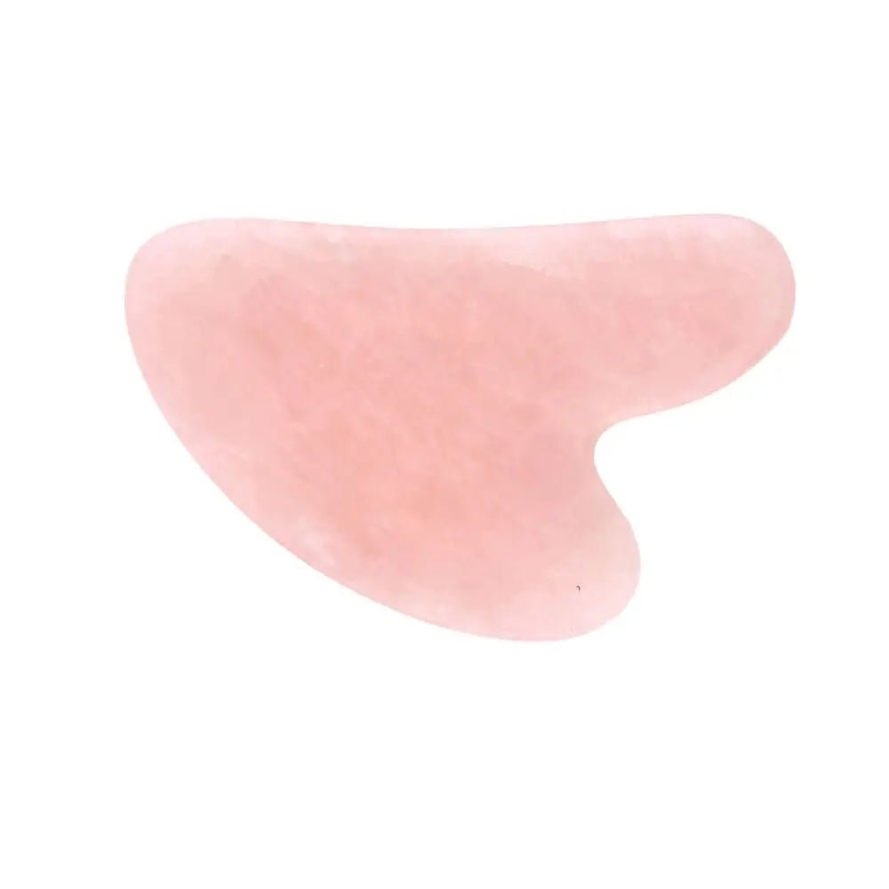 LumiGua Gua Sha Facial Massage Stone - Rose Quartz