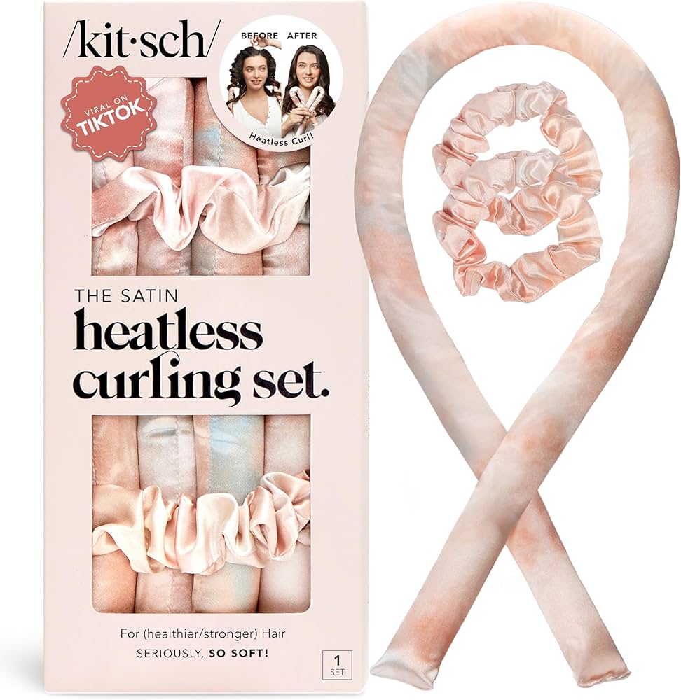 LumiCurl Satin Heatless Curlers - Full set