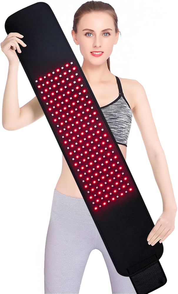 LumiRelief Wearable Heat Therapy Belt - Woman wearing